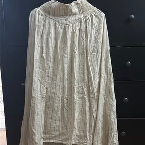 Striped Cream skirt